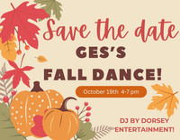 GES Fall Dance Save the Date graphic